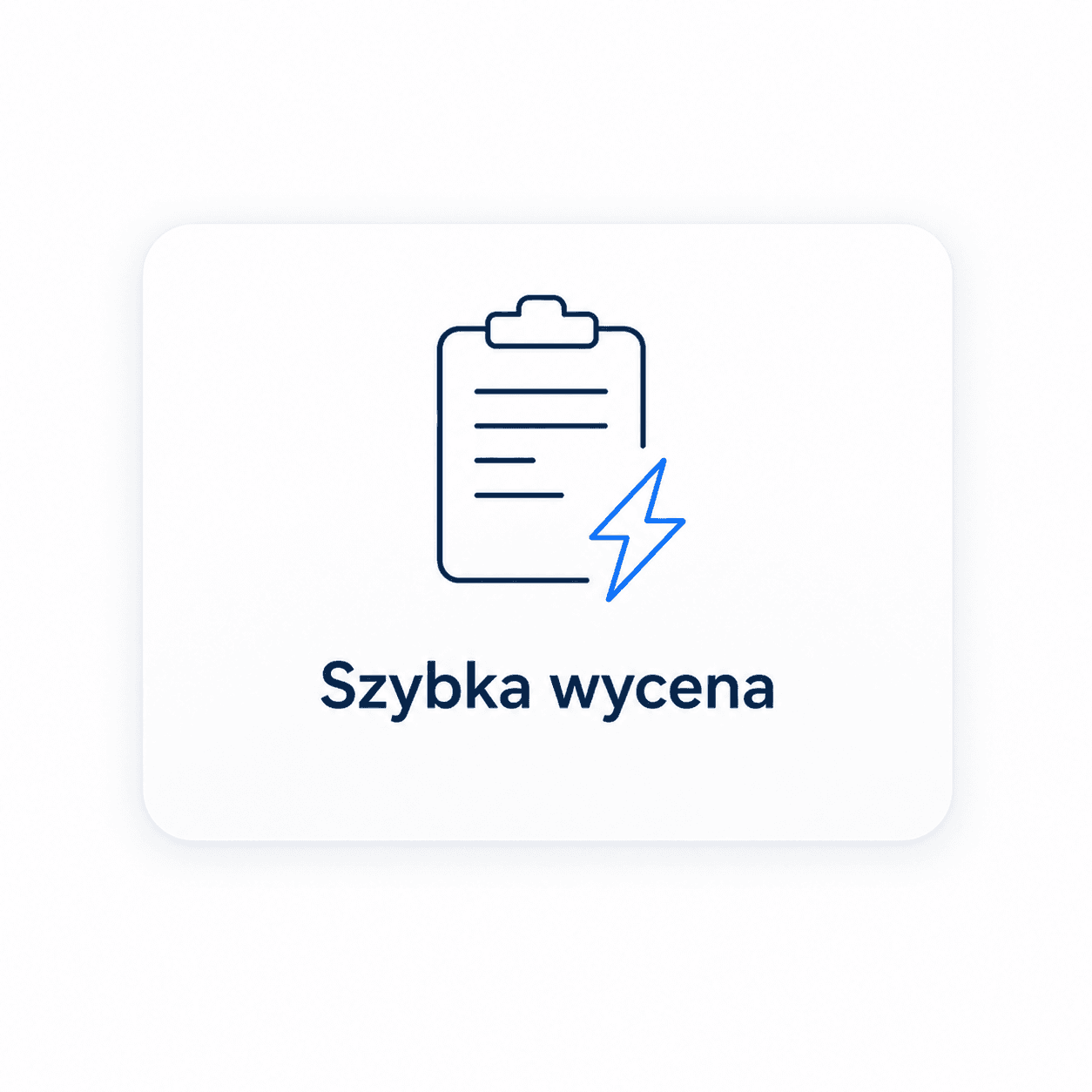 Kafelek usługi Szybka wycena